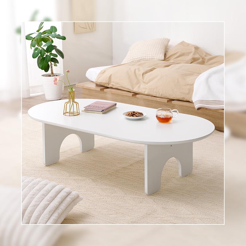 テーブル MT-6929WH MT-6929 センターテーブル 作業テーブル シンプル 便利 机 天然木 リビング ダイニング 家具 つくえ デスク ワンルーム ホワイト | HAGiHARA | 06