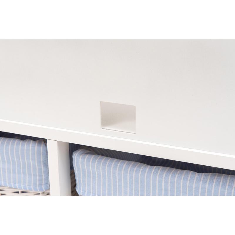 テレビ台（ホワイト） MTV-5782WH ローボード TV台 収納 バスケット付 完成品 インテリア 幅100cm | HAGiHARA | 14