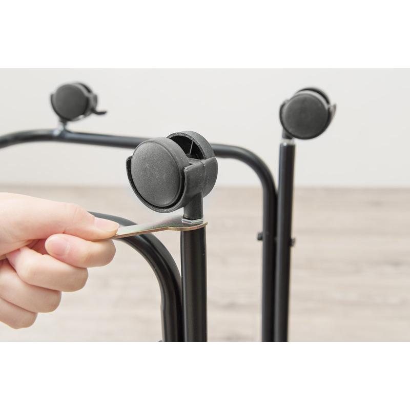 ランドリーラック RAN-2432 かご 収納 おしゃれ ラタン調 スリム キャスター付 ラック | HAGiHARA | 19