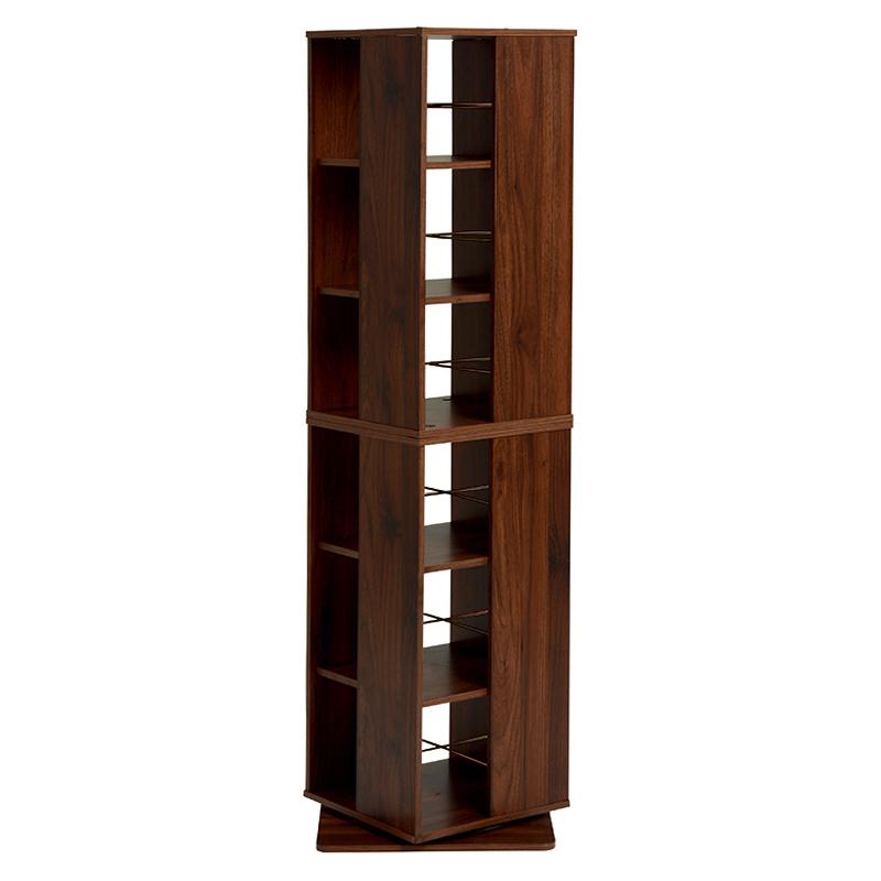 回転コミックラック RCC-1024 収納 漫画 マガジン 本棚 CD 大容量 360度 スリム コンパクト 便利 整頓 | HAGiHARA | 01