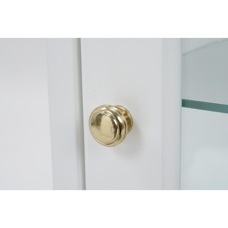 ヴィオレッタシリーズ ガラスキャビネット RCC-1234AW アンティークホワイト ホワイト 白 収納 キャビネット | HAGiHARA | 03