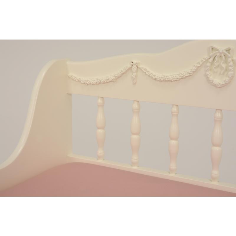 ベンチチェスト(ホワイト) RH-1850WH  白 収納 椅子 長椅子 子供部屋 小物収納 リボン | HAGiHARA | 04