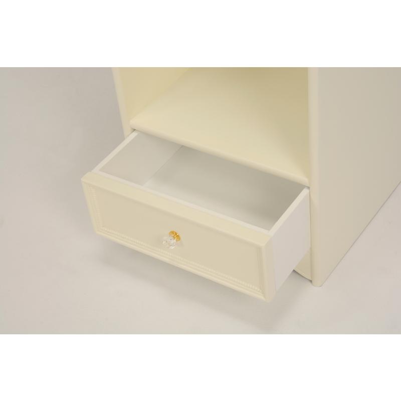 ハンガーラック（ホワイト）RKK-1859WH 収納 引出し付き 衣類収納 リボン 子供部屋 白 | HAGiHARA | 03