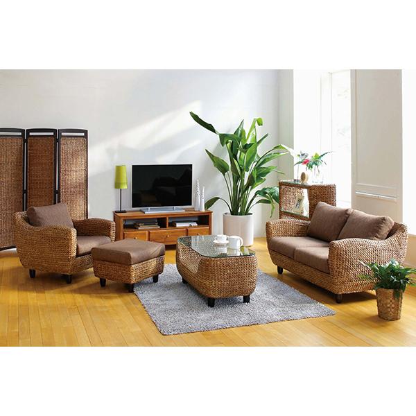 ローズマリーシリーズ　ソファー（ブラウン） RL-1010BR-2C リビング ダイニング 椅子 リラックス バカンス リゾート ホテル カフェ 店舗 | HAGiHARA | 01