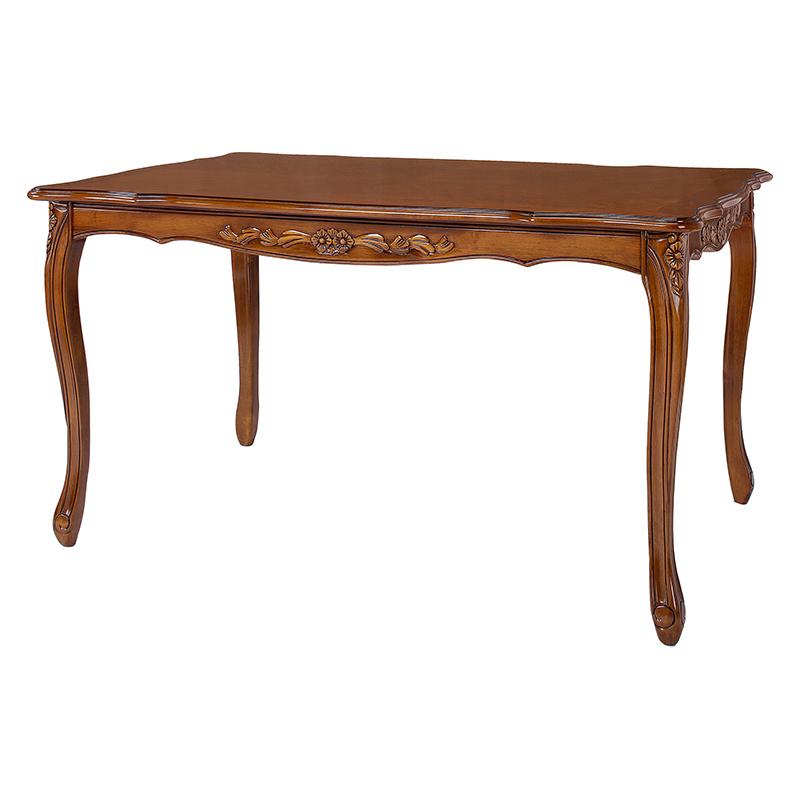 フィオーレ ダイニングテーブル SA-C-1174B3-135 机 リビング ダイニング  エレガント 猫脚 アンティーク調 エレガント | HAGiHARA