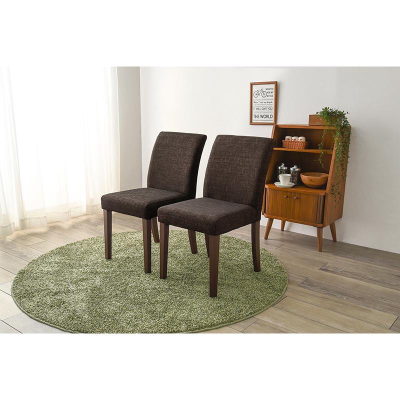 ダイニング３点セット VDS-7301DBBR-3S ブラウン リビング 新生活 ダイニングセット 椅子 | HAGiHARA | 05