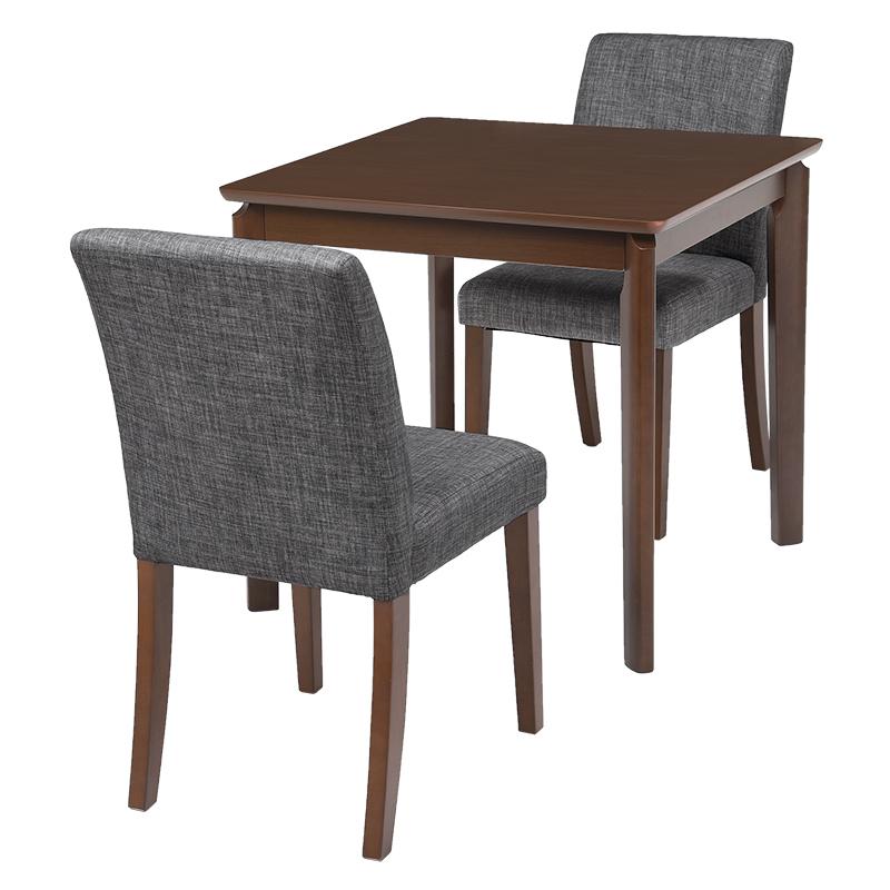 ダイニング３点セット VDS-7301DBGY-3S グレー リビング 新生活 ダイニングセット 椅子