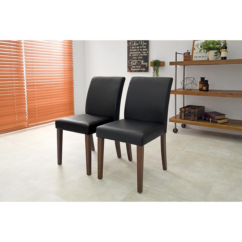 ダイニング３点セット VDS-7301DBPB-3S ブラック リビング 新生活 ダイニングセット 椅子 | HAGiHARA | 04