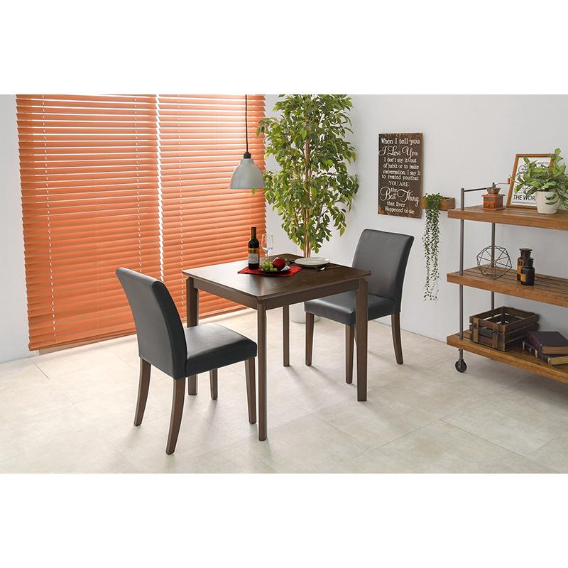 ダイニング３点セット VDS-7301DBPB-3S ブラック リビング 新生活 ダイニングセット 椅子 | HAGiHARA | 05