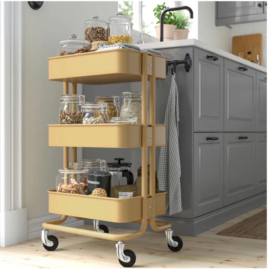 ワゴン IKEA イケア ロースコグ RASKOG ホワイト イエロー グリーン 在宅 在宅ワーク | イケア | 11