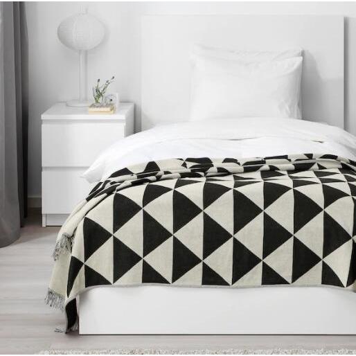 IKEA イケア JOHANNE ヨンハネ ひざ掛け ブラック | イケア | 03