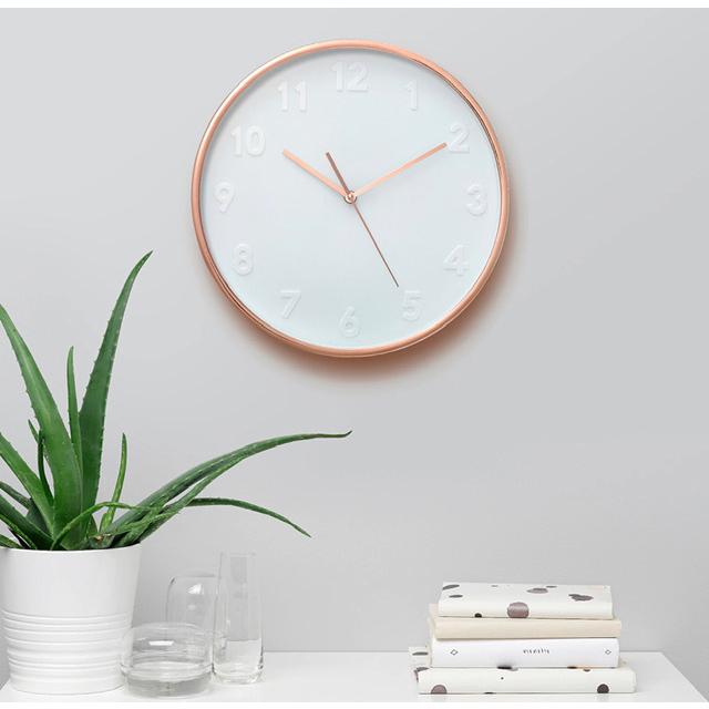 IKEA イケア DILLADE ディッラデ 時計 ウォールクロック コッパーカラー 35cm |  | 01