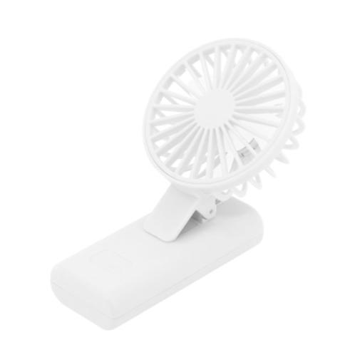 USBスマホ&タブレット クリップファン ホワイト ハンズフリー ミニ扇風機 パワフル風力 |  | 01
