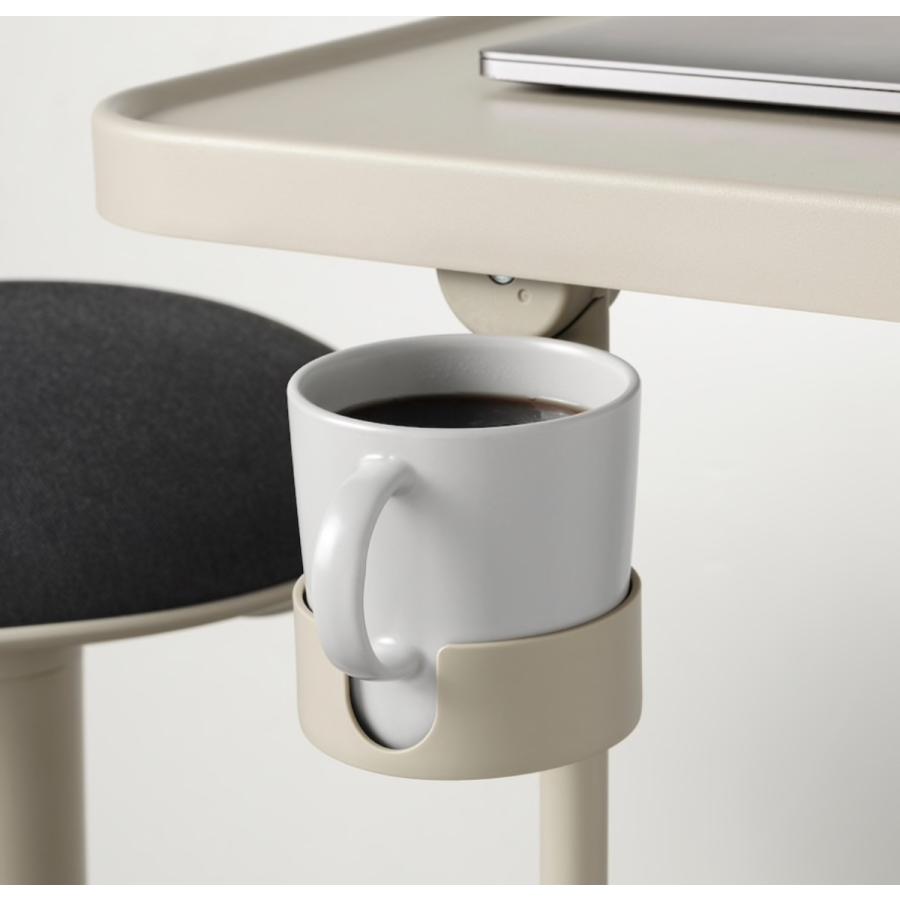 IKEA イケア BJORKASEN ビョルコーセン ラップトップスタンド ベージュ サイドテーブル デスク コンピューターデスク 机 テーブル 在宅 | イケア | 03