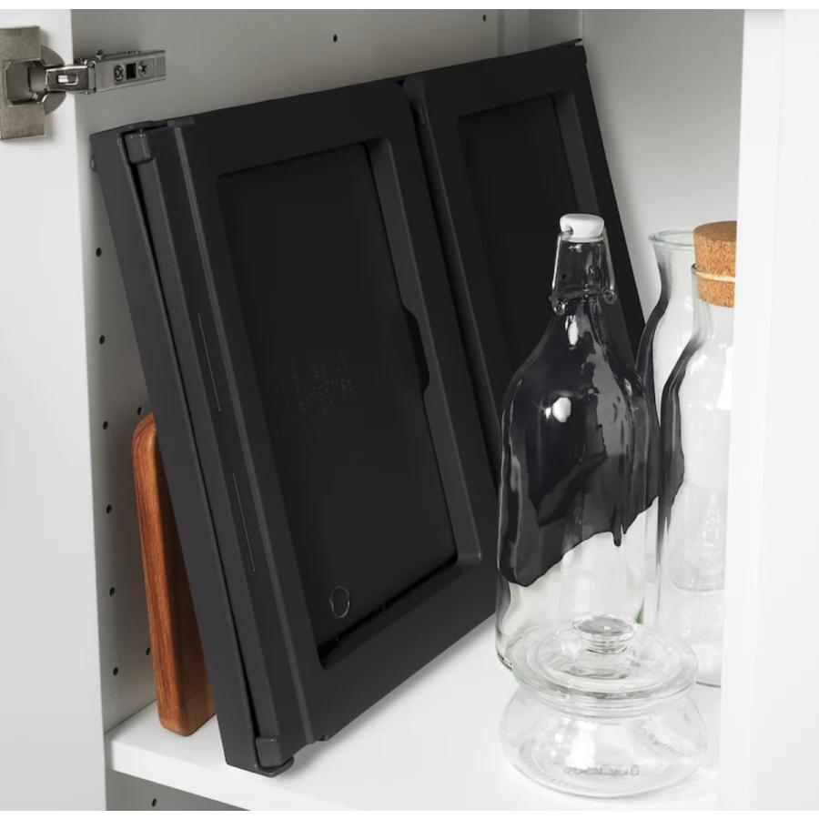 ベッドトレイ IKEA KLIPSK クリプスク 人気商品 サービングトレイ ブラック イケア 北欧 おしゃれ かわいい 在宅勤務グッズ ポリプロピレンプラスチック 黒 | イケア | 02