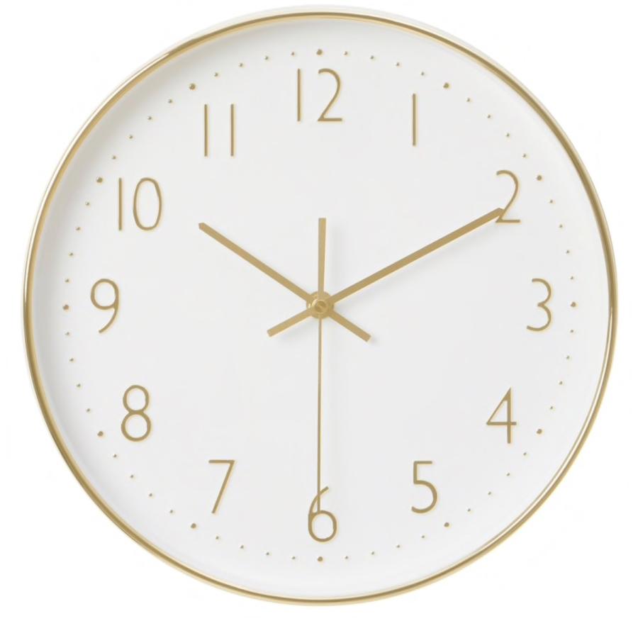 IKEA イケア JANKIG イェンキグ 時計 ウォールクロック ゴールドカラー 30cm | イケア | 01