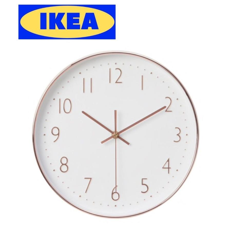 イケア（IKEA） JANKIG イェンキグ 時計 ウォールクロック コッパー