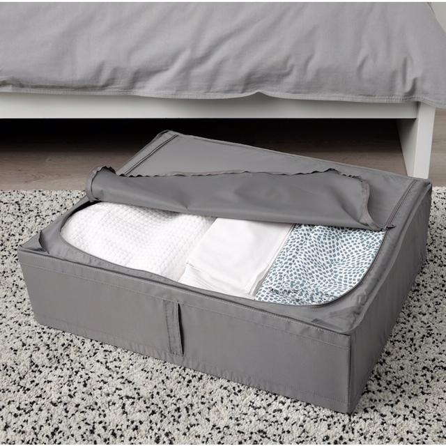 イケア IKEA SKUBB スクッブ 収納ケース ダークグレー 収納