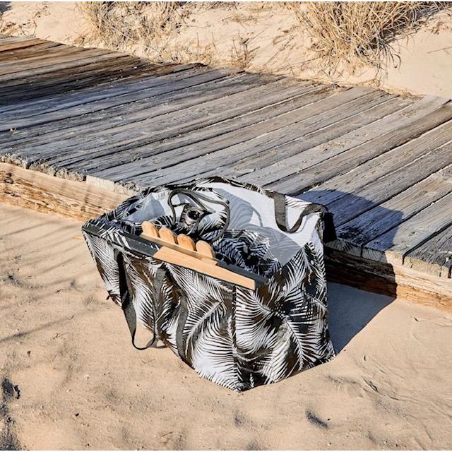 IKEA イケア KASEBERGA コーセベルガ エコバッグ バッグ 大容量 ブラック/ホワイト | イケア | 05