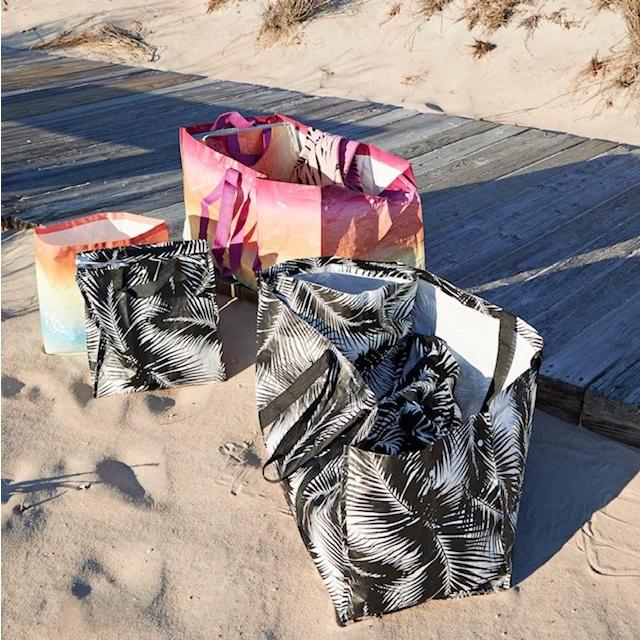 IKEA イケア KASEBERGA コーセベルガ エコバッグ バッグ 大容量 ブラック/ホワイト | イケア | 07