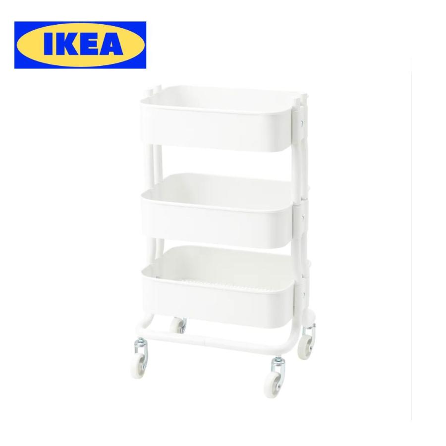 ワゴン IKEA イケア RASHULT ロースフルト ワゴン ホワイト グリーン 在宅 在宅ワーク | イケア