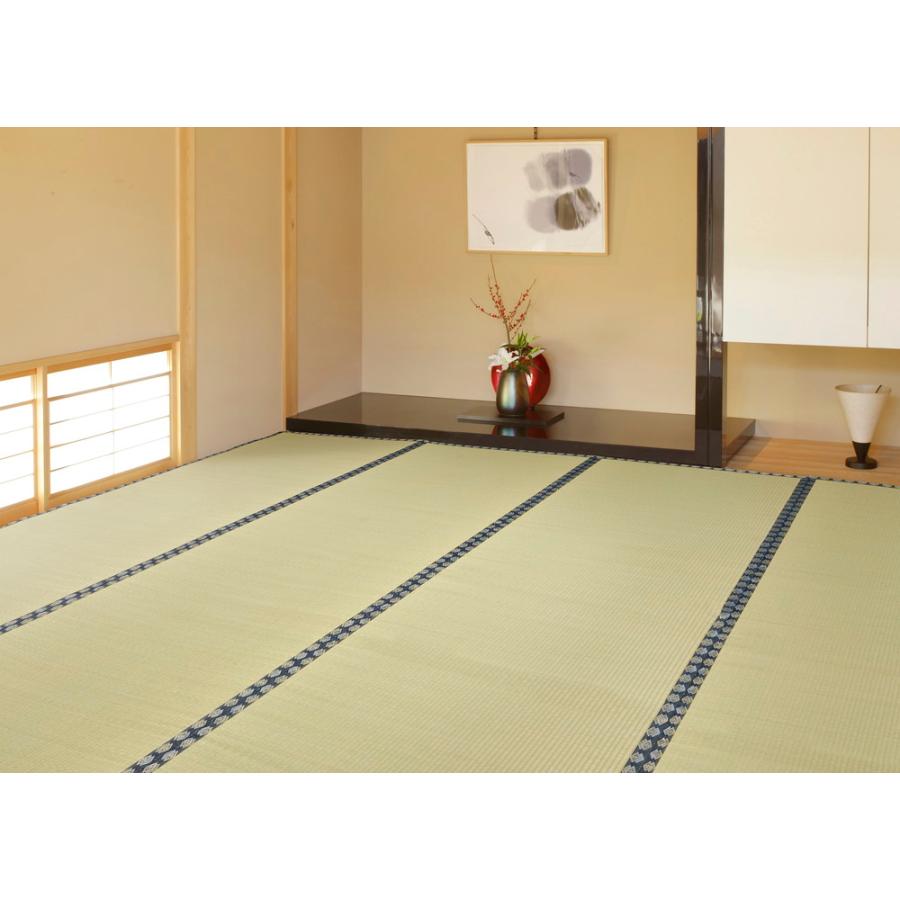 い草カーペット 谷川(たにがわ) 江戸間4.5畳 江戸間4.5帖 約261×261cm 158002145 い草 ラグ カーペット 引目織 上敷き 和室 和風 模様替え | HAGiHARA | 11