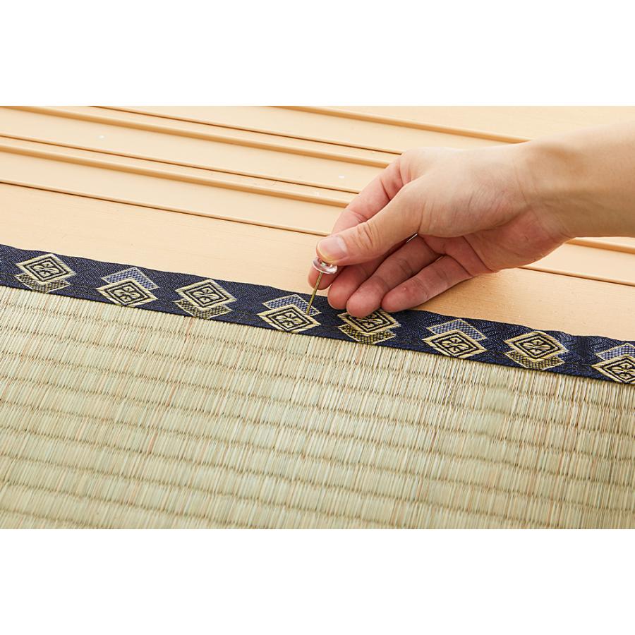 い草カーペット 谷川(たにがわ) 江戸間4.5畳 江戸間4.5帖 約261×261cm 158002145 い草 ラグ カーペット 引目織 上敷き 和室 和風 模様替え | HAGiHARA | 13