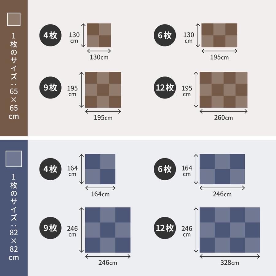【単品】アジアンテイストの軽量置き畳 南風 159054900 1枚組 約82×82×2.5cm い草 天然素材 クッション性 消臭 軽量 コンパクト 和風 和室 | HAGiHARA | 13