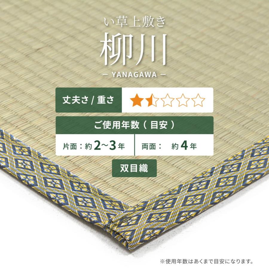 HAGiHARA（萩原） い草カーペット 柳川（やながわ） 江戸間6畳 6帖