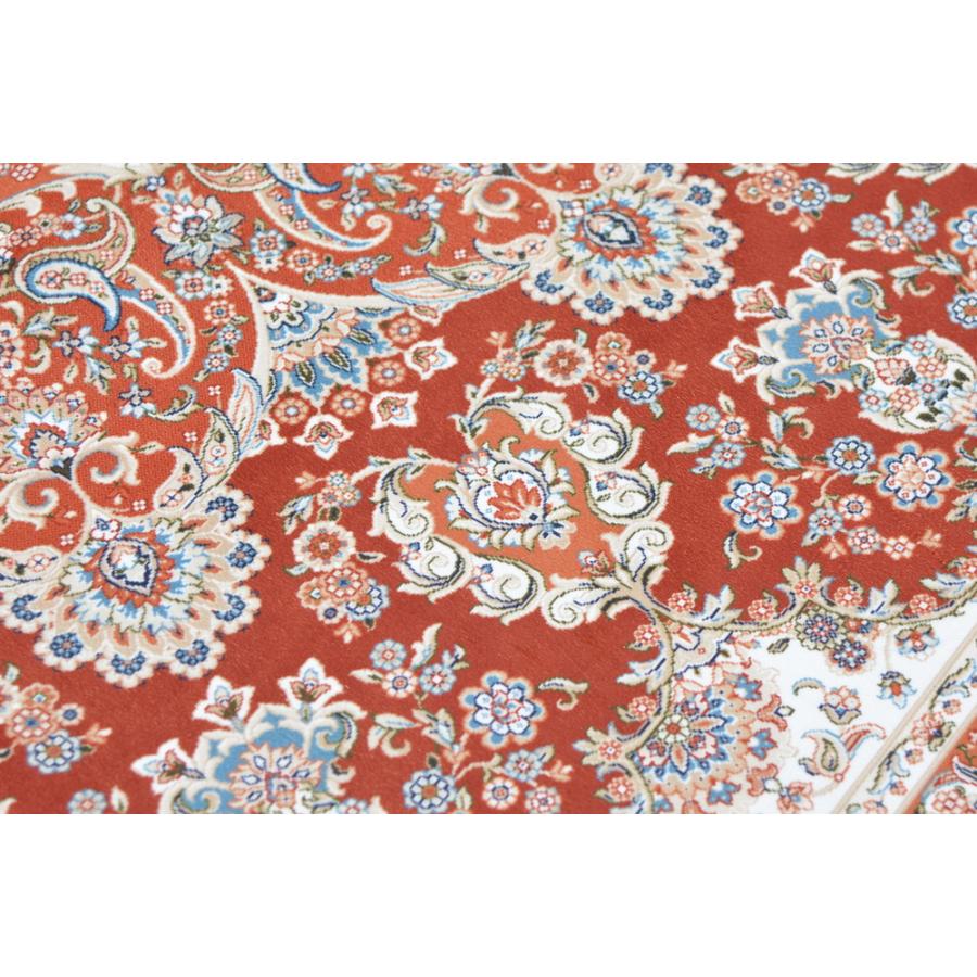 HAGiHARA（萩原） 高級絨毯風の転写プリントラグ 撥水機能付き 約200