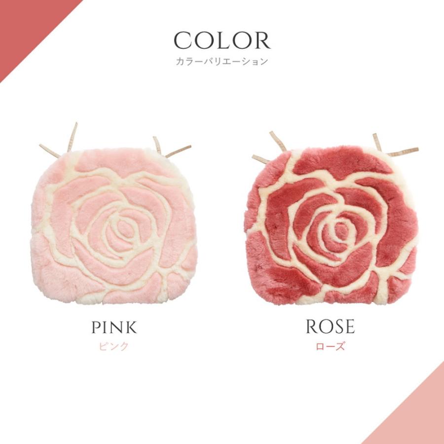 HAGiHARA（萩原） ムートンクッション 240637701 M-2000 約40×38cm