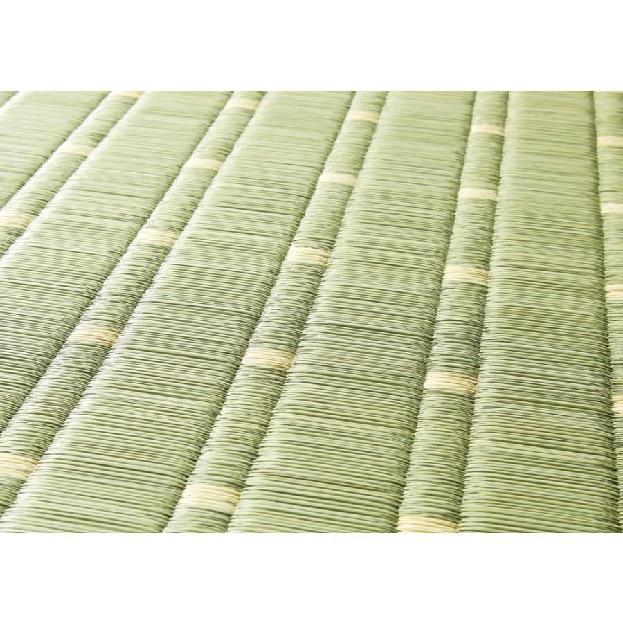 国産い草ラグ(裏貼り) 吉兆(きっちょう) 約191×191cm 28001479 ナチュラル 畳 たたみ 日本製 湿度調整 リビング 和室 吸湿 消臭 抗菌 抗カビ シンプル | HAGiHARA | 08