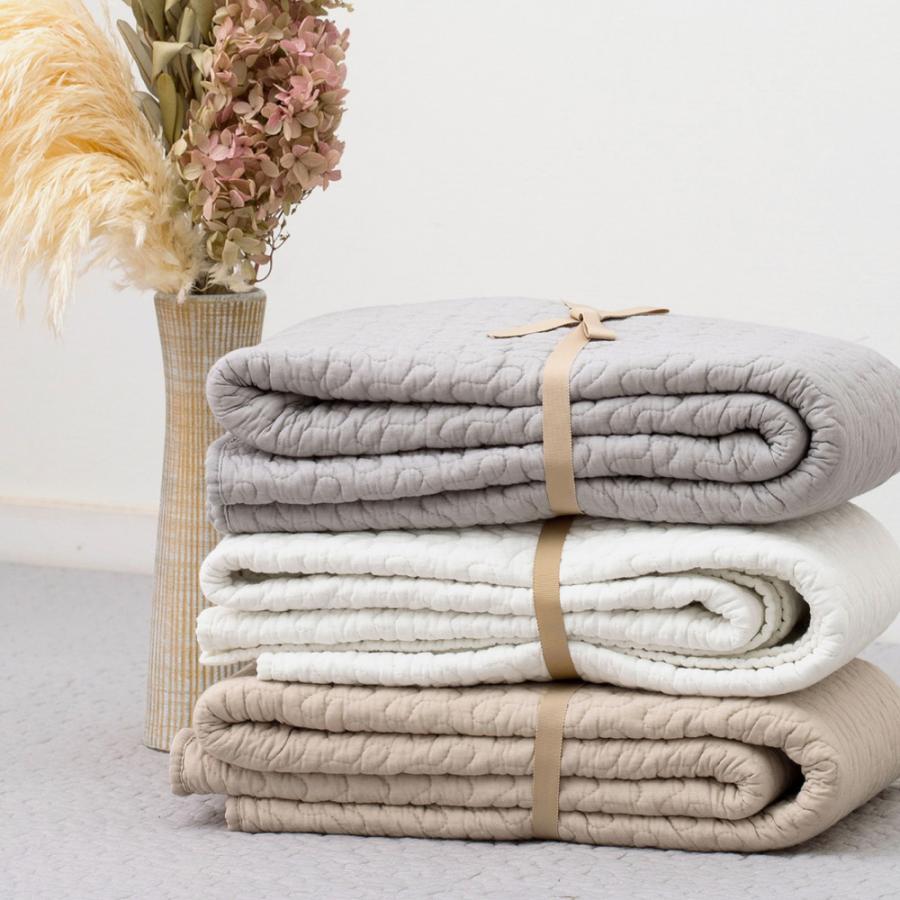 綿100％のイブルラグマット　デコール　600009600　ラグマット　ラグ　約130×190cm　キルティング　ソファカバー　ベッドカバー　韓国インテリア | HAGiHARA | 14