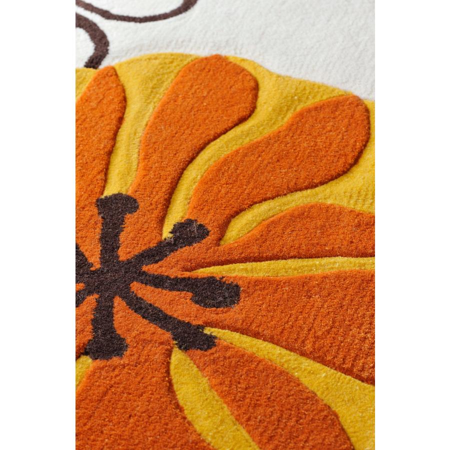 玄関マット マリア 600013200 約50×80cm ドアマット フロアマット エントランス  キッチン 廊下 花柄 滑り止め加工 手洗い可 | HAGiHARA | 10