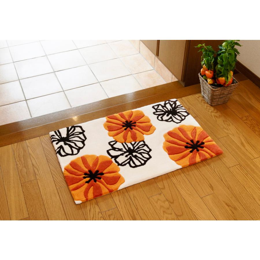 ルル メリー 花柄フリンジマット ルル メリー 花柄フリンジマット 幸せで豊かな時間をあなたに