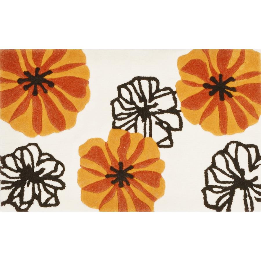 玄関マット マリア 600013200 約50×80cm ドアマット フロアマット エントランス  キッチン 廊下 花柄 滑り止め加工 手洗い可 | HAGiHARA | 09