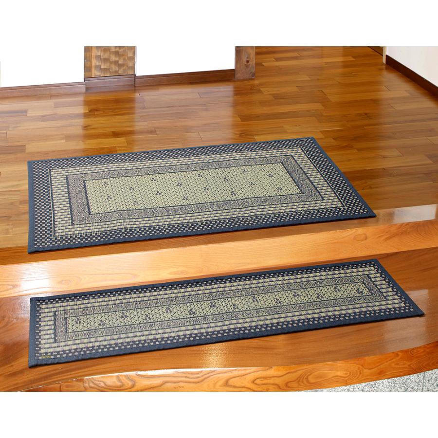 国産い草玄関マット(裏貼り)  エルモード 81830250 約30×150cm 日本製 滑りにくい ドアマット フロアマット エントランス キッチン 廊下 | HAGiHARA | 13