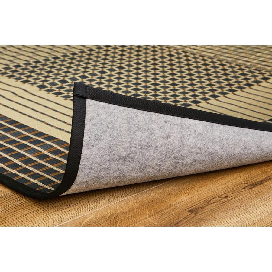 国産い草ラグ(裏貼り) 栄山 約191×250cm 81931311 滑りにくい 畳 たたみ 日本製 湿度調整 リビング 和室 吸湿 消臭 抗菌 抗カビ シンプル | HAGiHARA | 14