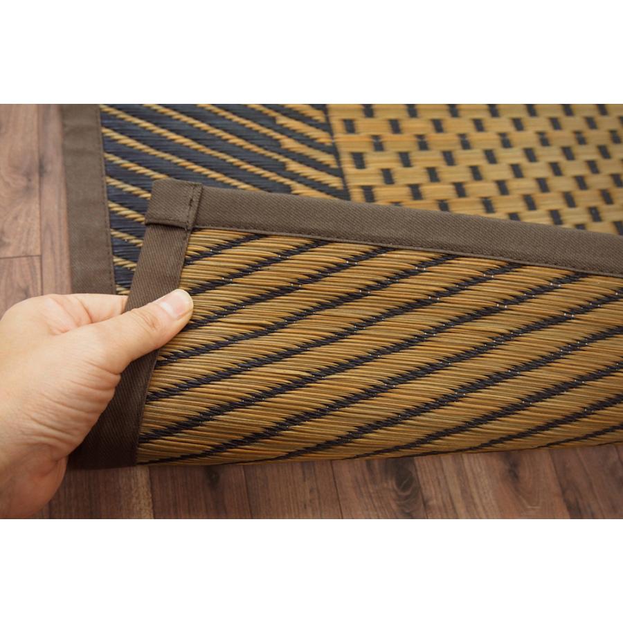 国産い草ラグ 月光 約191×191cm 81942500 畳 たたみ 日本製 湿度調整 リビング 和室 吸湿 消臭 抗菌 抗カビ 丈夫 高級感 | HAGiHARA | 19