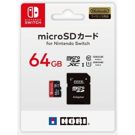 HORI 特価◇送料無料・即日発送◇PT Switch マイクロSDカード 64GB for  