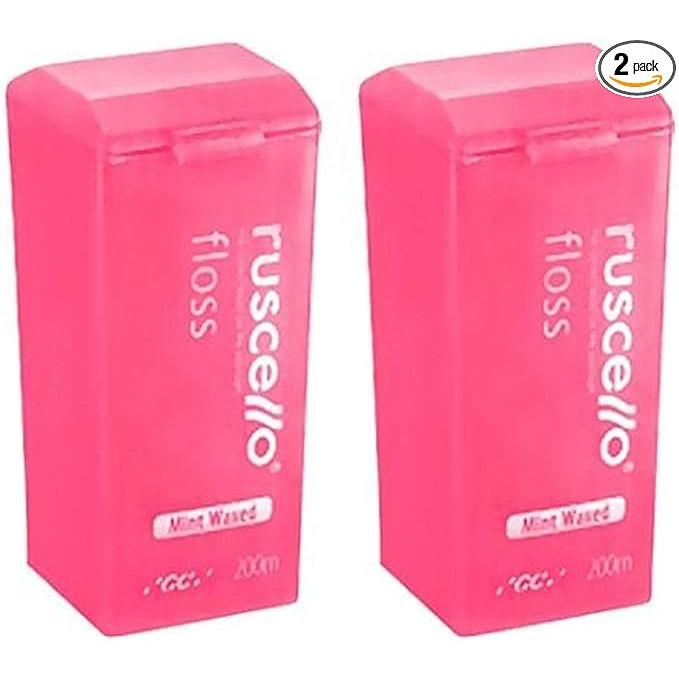 GC ジーシー ルシェロ フロス 200m 2個  ミントワックス（Yahoo!・Dental First ヤフー店）