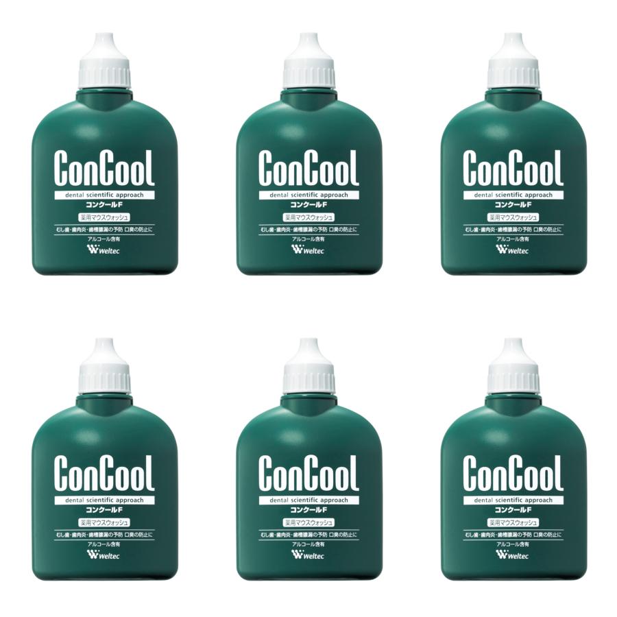 コンクール ウエルテック コンクールF 100ml 6本 薬用マウスウォッシュ