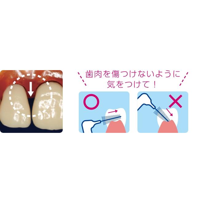 LION（ライオン） DENT.EX 歯間ブラシ 4S 4本入 4個セット レッド