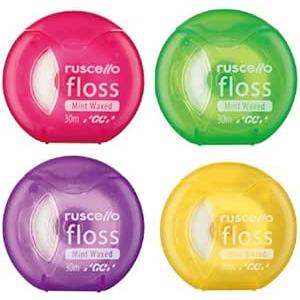 GC ジーシー ルシェロ フロス ミントワックス 30m 3個 デンタルフロス 歯科販売（Yahoo!・Dental First ヤフー店）