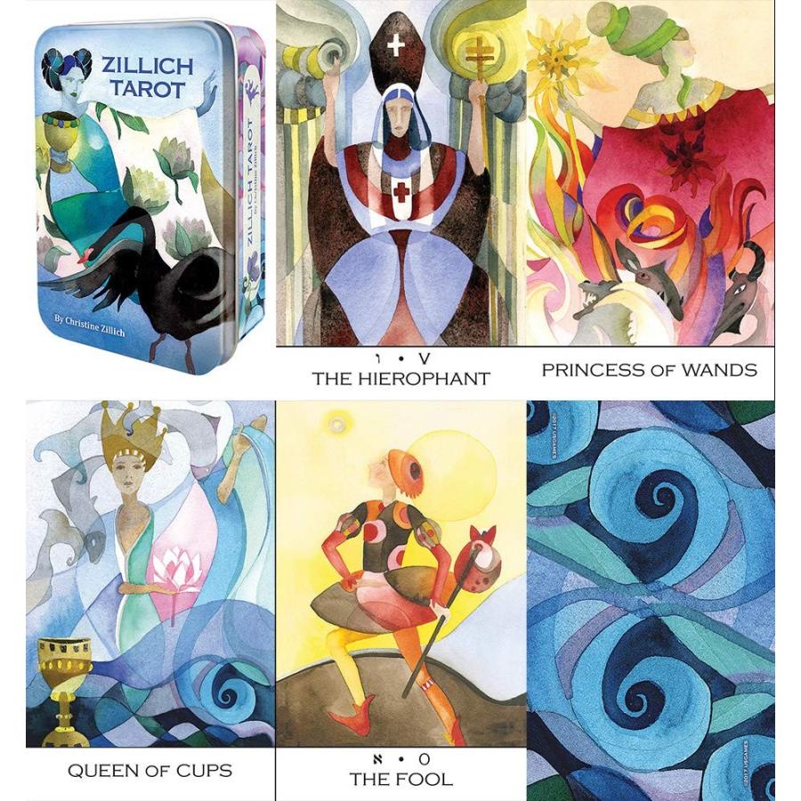 ツィリヒ・タロット（缶入り） Zillich Tarot タロットカード 78枚