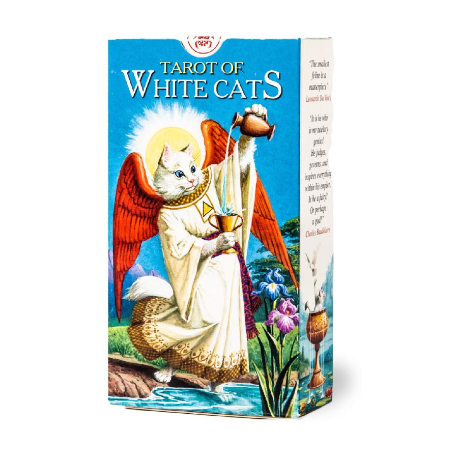 ホワイトキャッツ・タロット Tarot Of White Cats タロットカード 78枚 ウェイト版 ネコ タロット占い 日本語解説書付き 正規品（Yahoo!・クロノスゲート Yahoo!店）