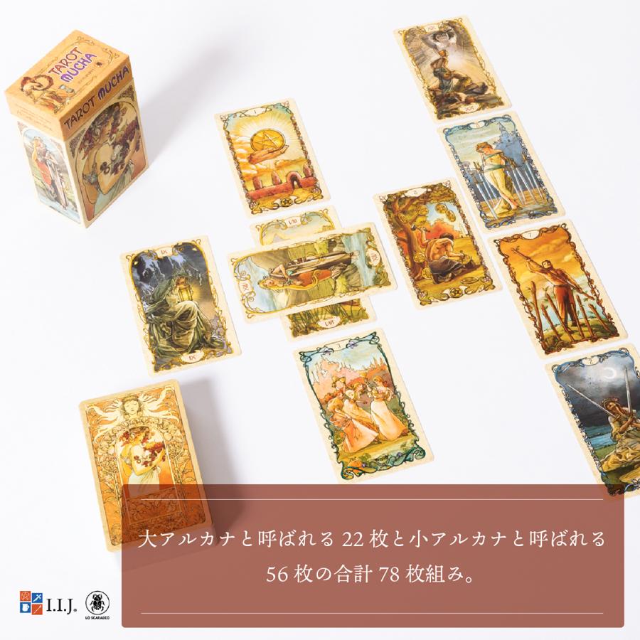 タロット ミュシャ　TAROT MUCHA 日本語解説書付き｜item-island-jp2｜07