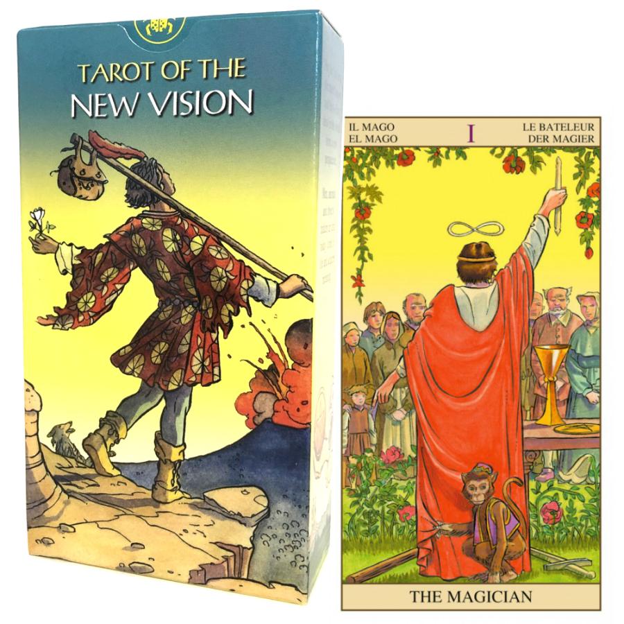 タロットカード  タロット・オブ・ザ・ニュービジョン　Tarot of The New Vision 日本語解説書付き｜item-island-jp2