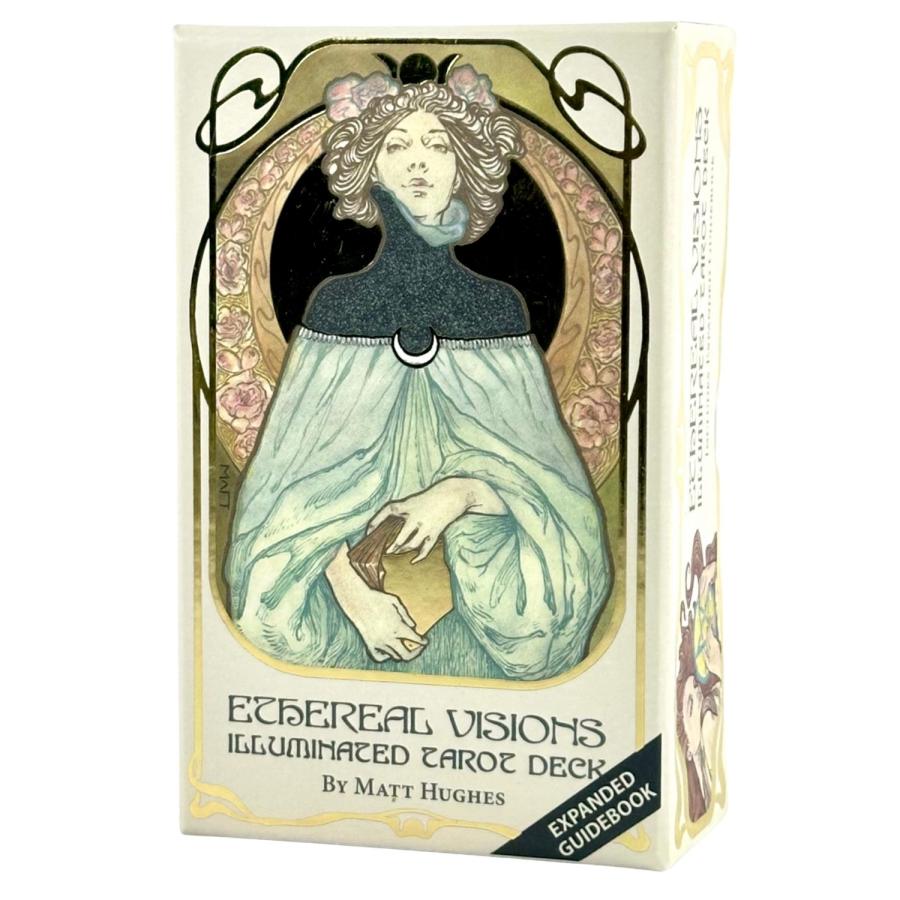 エーテル ビジョン・ イルミネーテッド ・タロット Ethereal Visions Tarot タロットカード ウェイト版 タロット 占い 美しい 日本語解説書付き 送料無料 正規品（Yahoo!・クロノスゲート Yahoo!店）