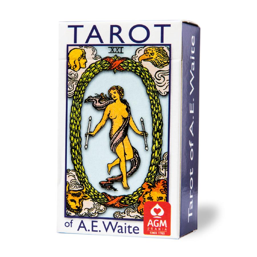 ライダー ポケット アーサー・エドワード版 ブルーエディション Tarot of A.E Waite タロットカード 78枚 ウェイト版 タロット占い 日本語解説書付き 正規品（Yahoo!・クロノスゲート Yahoo!店）